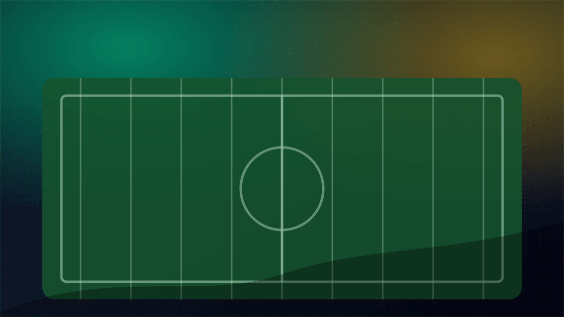 Abstract football field under stadium lights